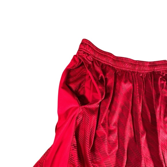 Nike Dri-FIT Red Athletic Shorts Men's Size L Performance Training Gym Running - Picture 3 of 9